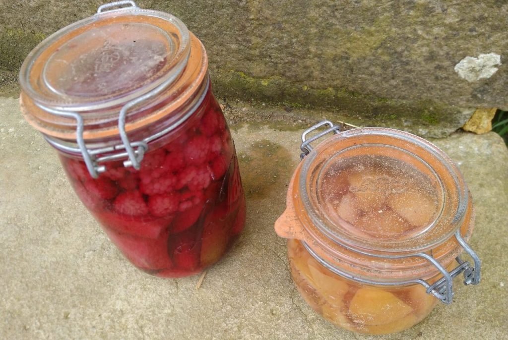 Bottled fruit